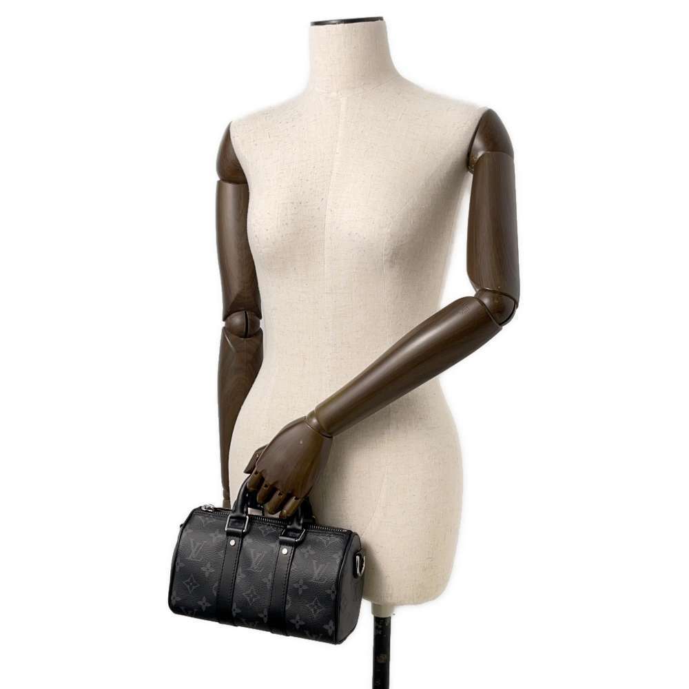 Louis Vuitton Monogram Eclipse Reverse Keepall Xs… - image 4